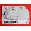 Wedstrijdkaartje Willem II - NAC 2001