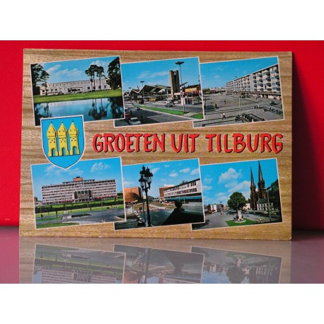 Ansichtkaart zesluik Tilburg