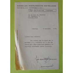 Brief KNVB 1965